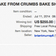 Illustration for article titled Some Fool Paid $255 For the Last Crumbs Cupcake